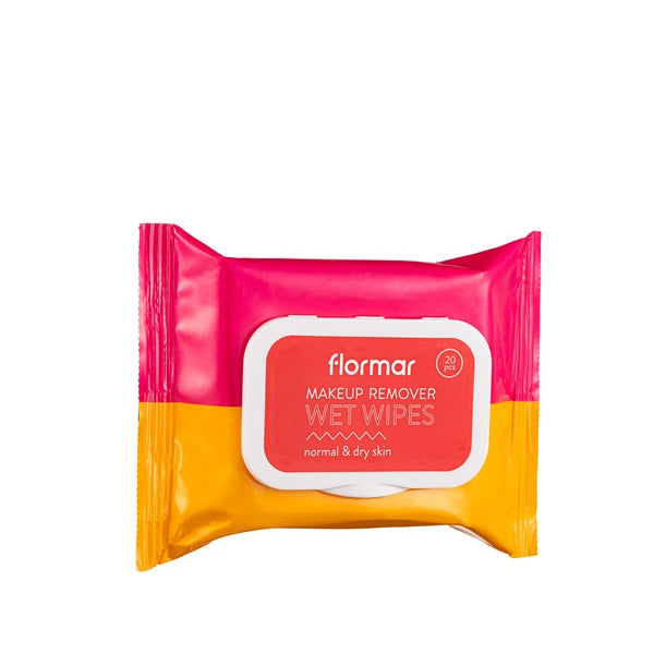 Flormar Makeup Remover Wet Wipes Combination & Oily Skin 20PCS