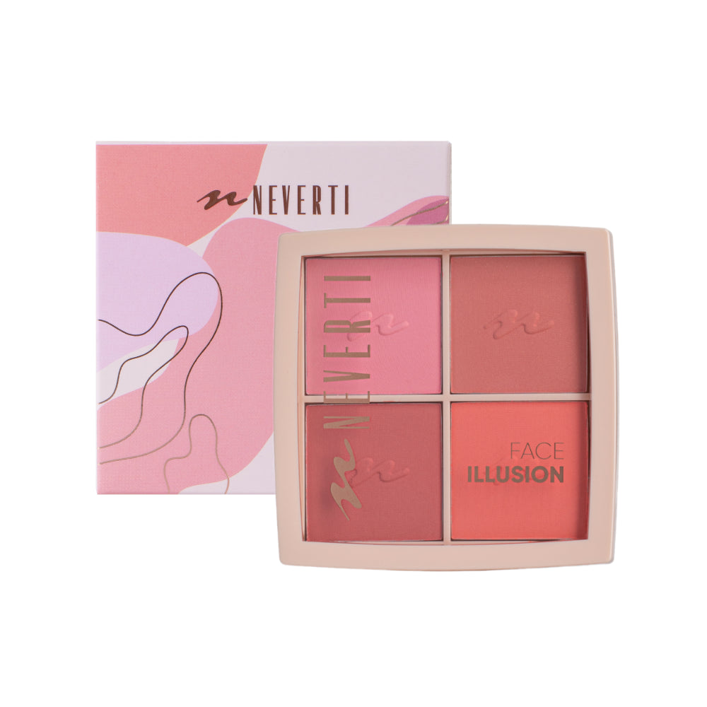 Neverti Face Illusion Blush Palette