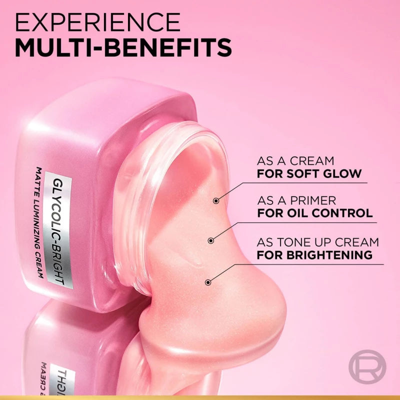 L’Oréal Paris Glycolic Bright Matte Luminizing Cream 50ml
