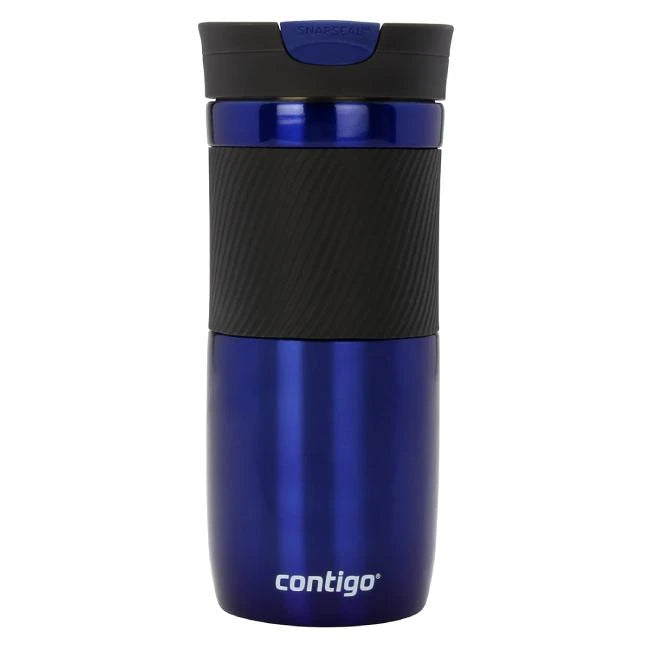 Contigo Snapseal Byron Vacuum Insulated Stainless Steel Travel Mug 470 ml, Deep Blue
