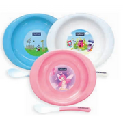 Optimal Solid Body Feeding Plate With S-S White