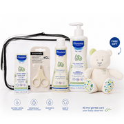 Mustela & Suavinex Baby Care Set  With Safe Baby Scissors for Complete Daily Baby Care