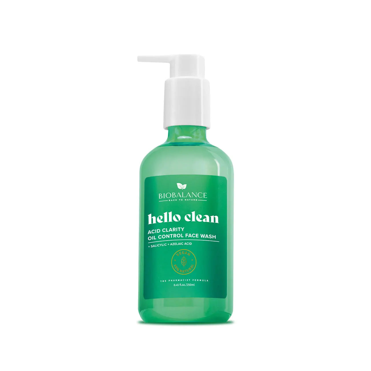 Bio Balance Hello Clean Clarifying Gel Face Wash With Salicylic & Azelaic Acid 250ml