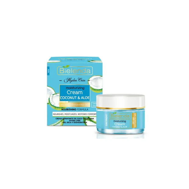 Bielenda Hydra Care Moisturizing Face Cream Coconut & Aloe 50 ml