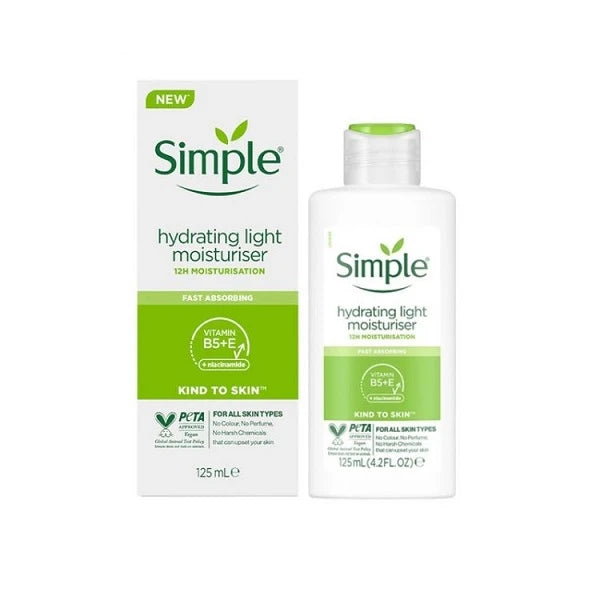 Simple Hydrating Light Moisturiser For All Skin Type 125ML