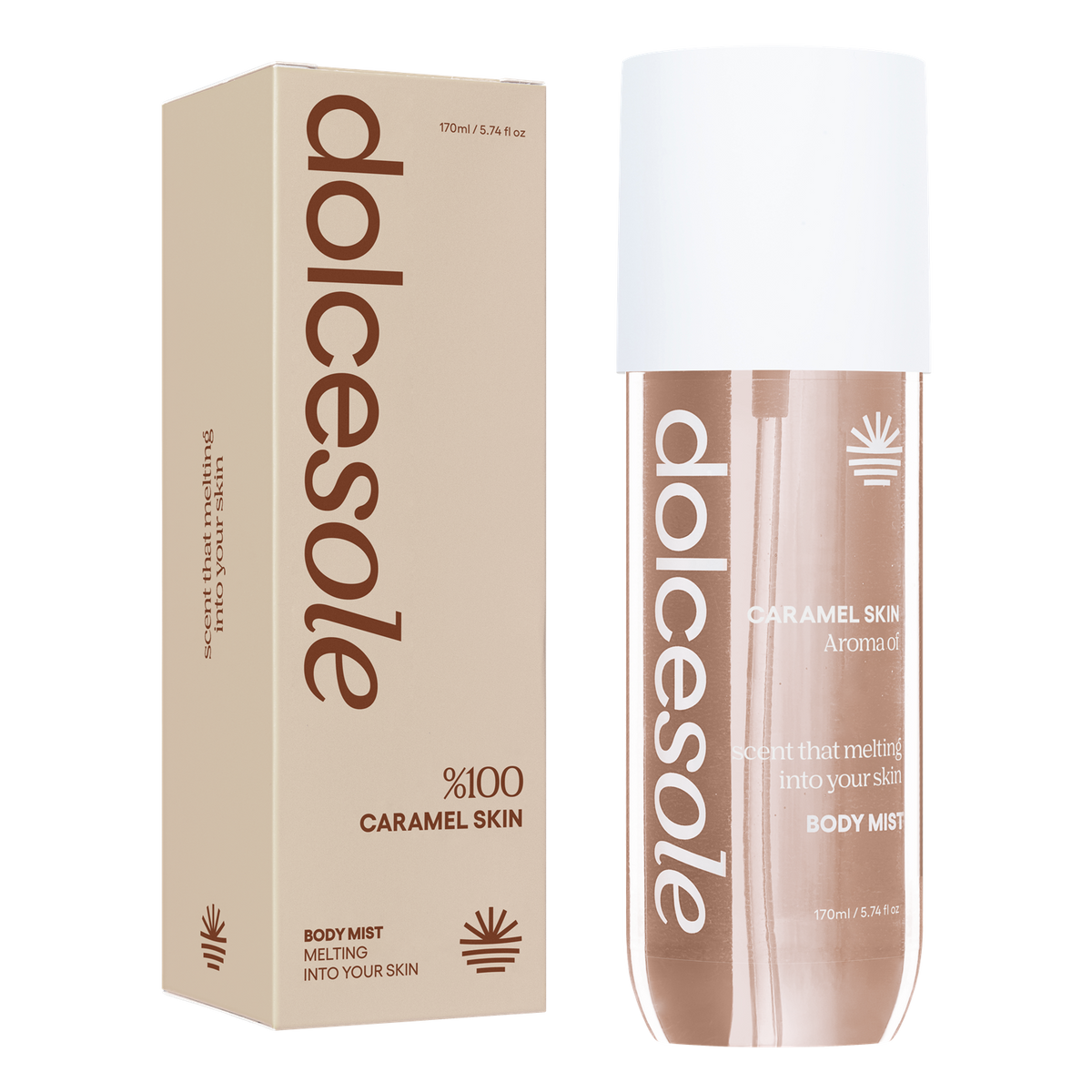 Dolce Sole Caramel Skin Body Mist 170ML