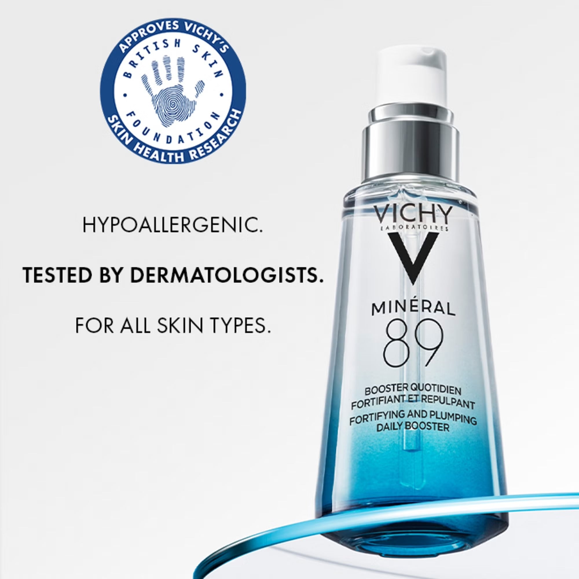Vichy Mineral 89 Fortifying And Plumping Daily Booster 50ml