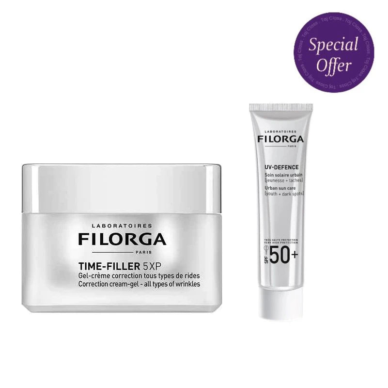 Filorga Time Filler 5xp Gel Cream 50ml + Filorga Uv Defence Spf 50+ 40ml