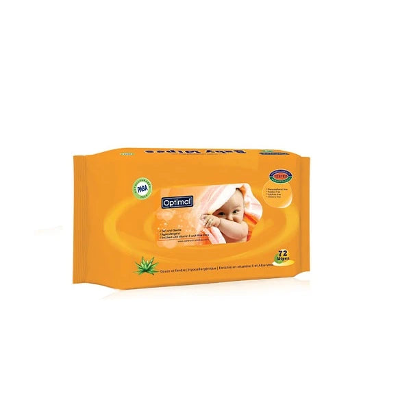 Optimal Baby Wipes 72 Pcs