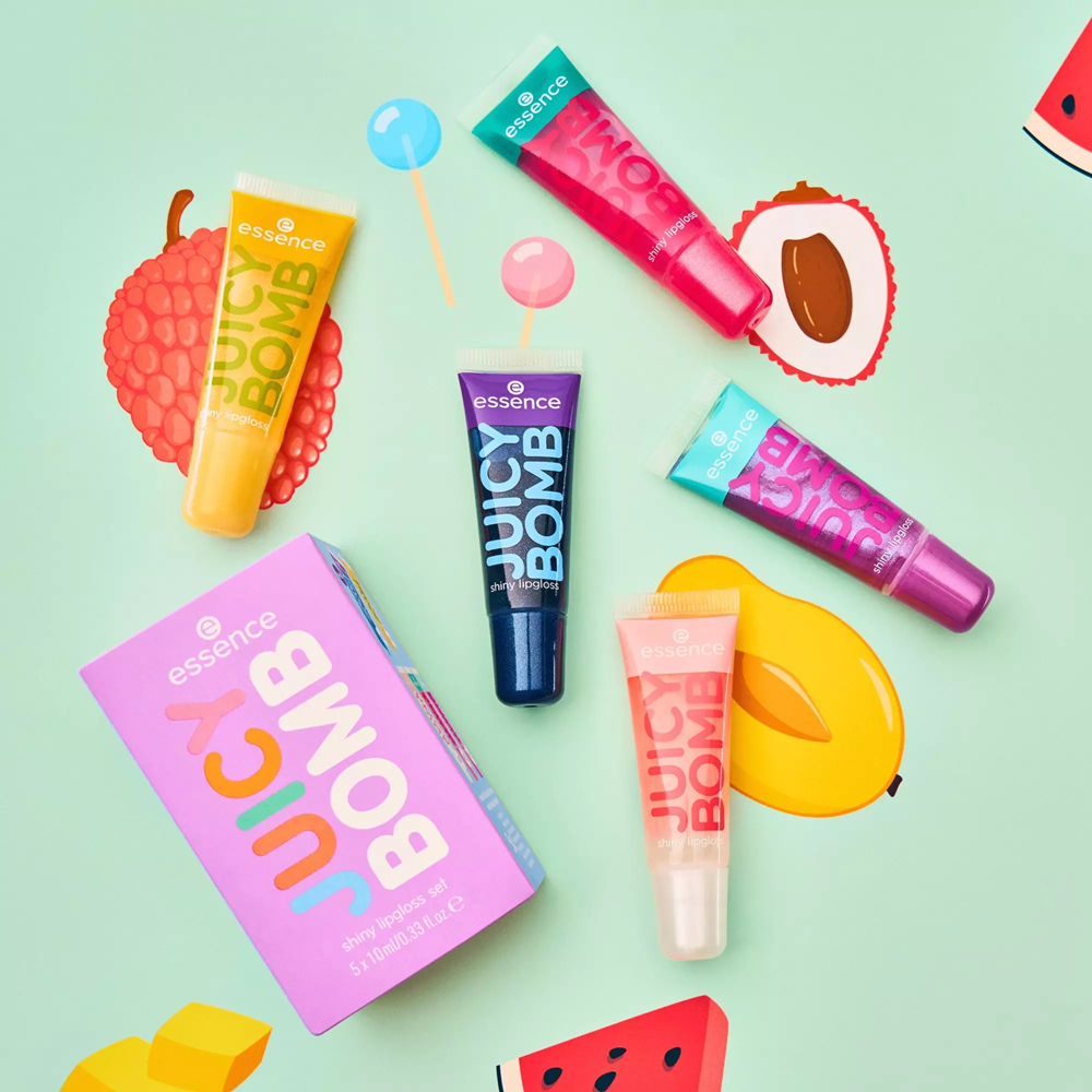 Essence Juicy Bomb Shiny Lipgloss Set