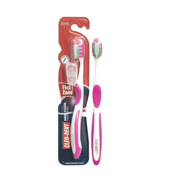 Optimal Cleodent Maxi Clean Medium Tooth Brush