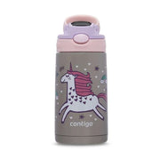 Contigo Autospout Kids Easy-Clean Stainless Steel, 380 ml, Strawberry Unicorn