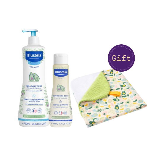 Mustela Bath Time Essentials With Free Towel