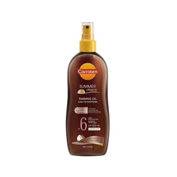 Carroten Summer Dreams Tanning Oil 200ml - SPF6