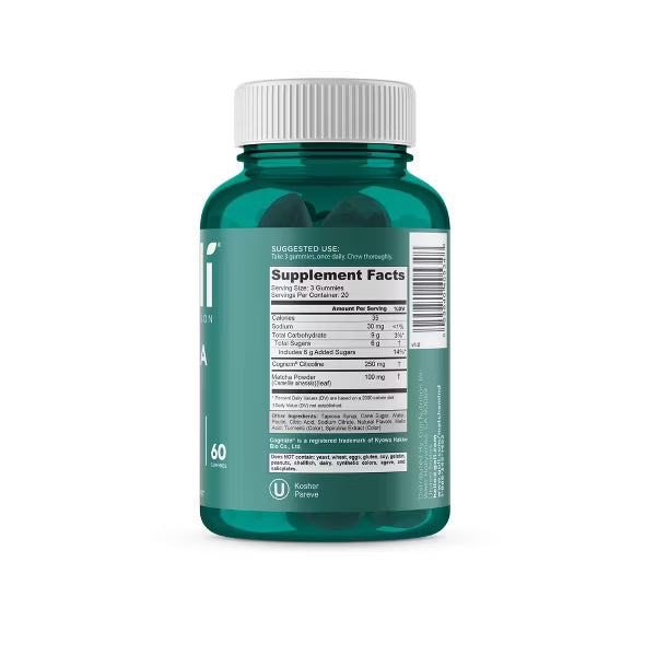 Goli Nutrition Matcha Mind Cognitive Vegan Gummies - 60ct