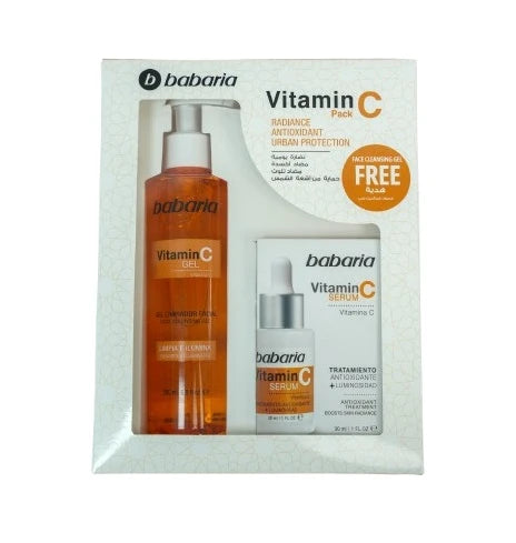 Babaria Vitamin C Pack Serum 30ml + Babaria Vitamin C Cleanser 200ml Free