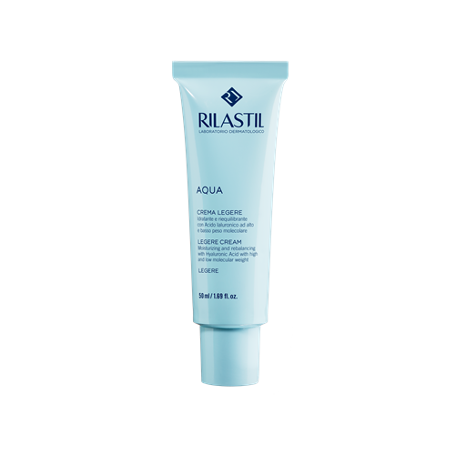 Rilastil Aqua Legere Cream Moisturizing and Rebalancing With Hyaluronic Acid 50 ml