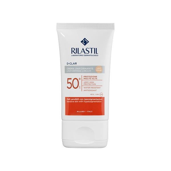 Rilastil D-Clar Uniforming Cream SPF 50+ Light Color Sensitive Skin With Hyperpigmentation 40 ml