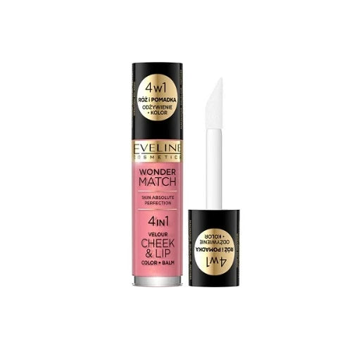 Eveline Wonder Match 4IN1 Velour Cheek & Lip Color Balm