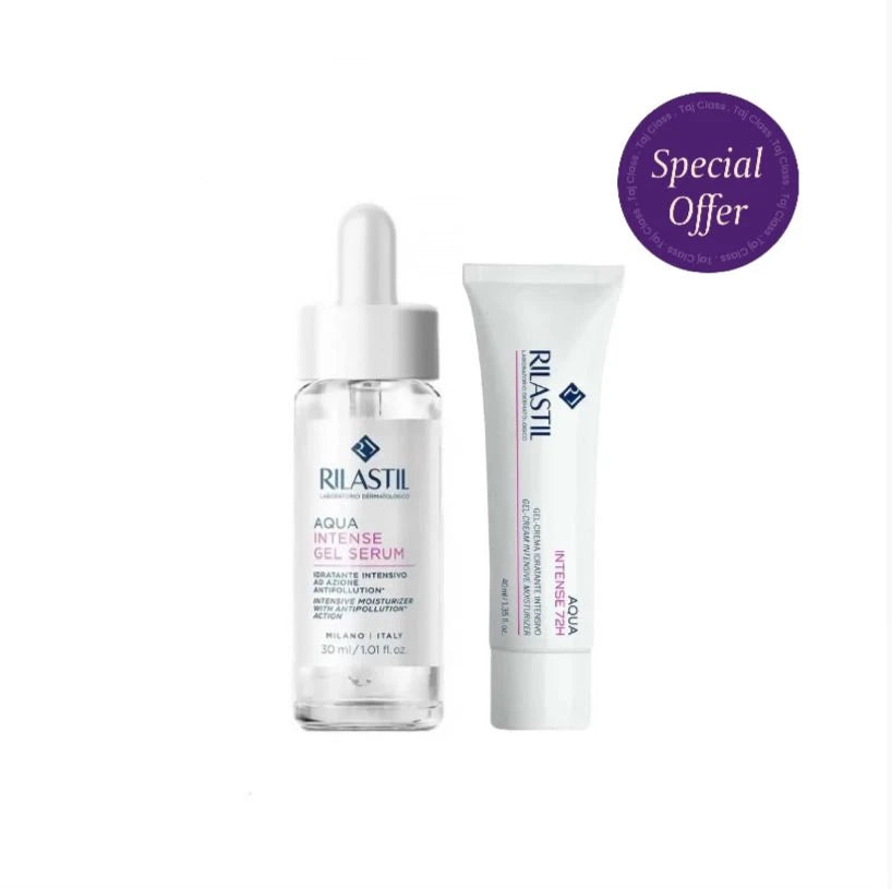 Rilastil Aqua Intense Gel Serum 30ml + 72H Gel Cream 40ml Offer