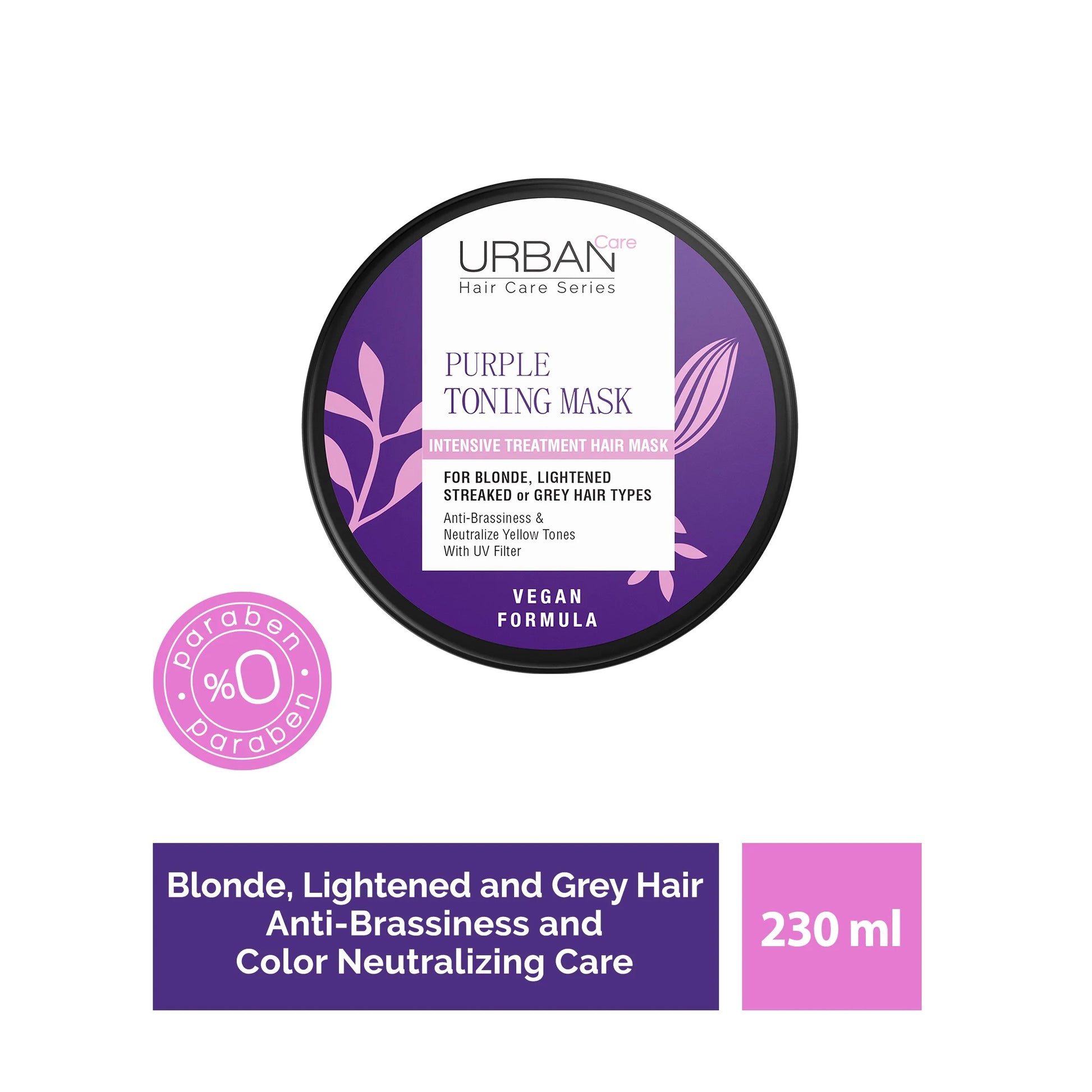 Urban Care Purple Intensive Hair Care Mask 230 Ml