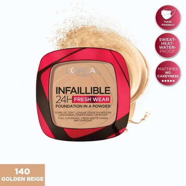 L'Oréal Paris 24h Freshwear Foundation In A Powder