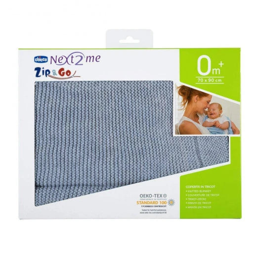 Chicco Tricot Blanket Light Grey
