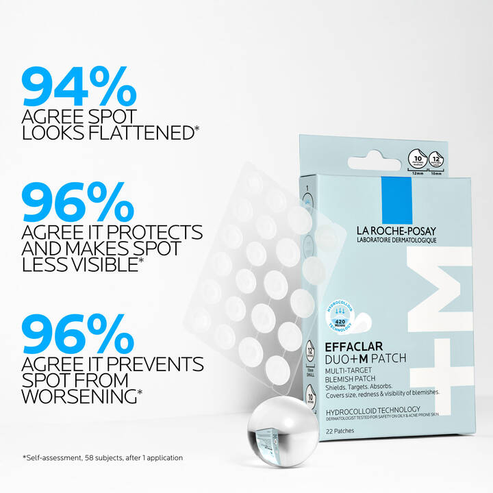 La Roche-Posay Effaclar Duo+M Multi-Target Blemish Patches 22 Patchs