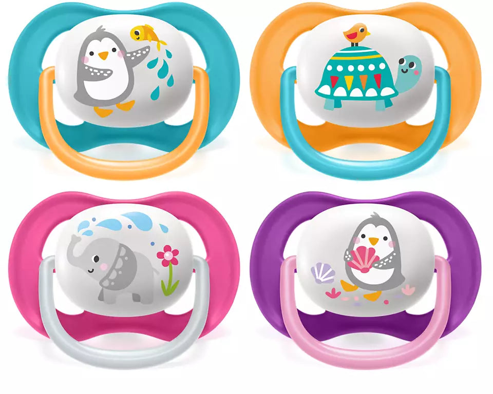Philips Avent Ultra Air Pacifier Animal 6-18m - 2 Pieces