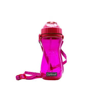 Optimal Silicone Straw Bottle 12M+ 500Ml Blue 'Pink