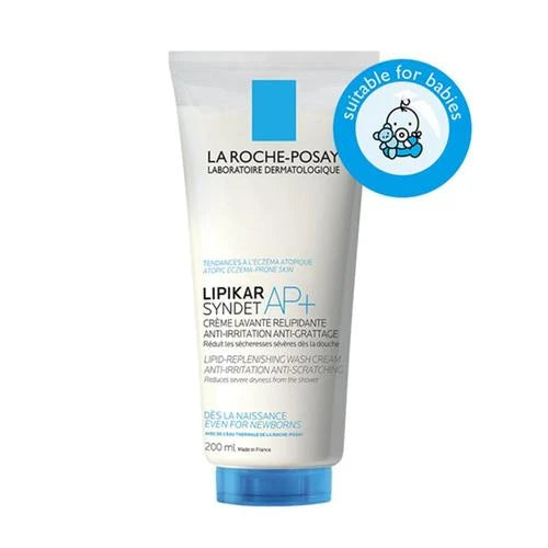 La Roche Posay Lipikar Syndet AP+ Body Wash for Eczema Prone Skin 200ml