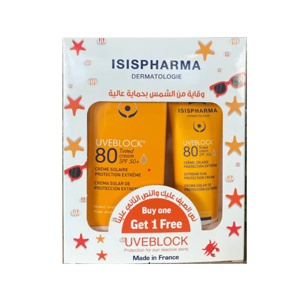 ISIS Uveblock Tinted Cream 80 SPF50+ 40ml Offer