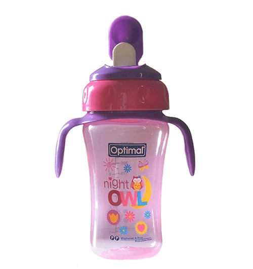 Optimal P.P Silicone Spout Bottle With Handle Blue 'Pink