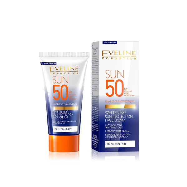 50 Spf Whitening Sun Protection Face Cream Eveline 50ml