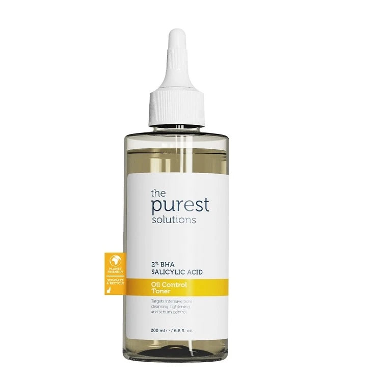 Oil Control Toner 2% Bha Salicylic Acid 200ml The Purest Solutions