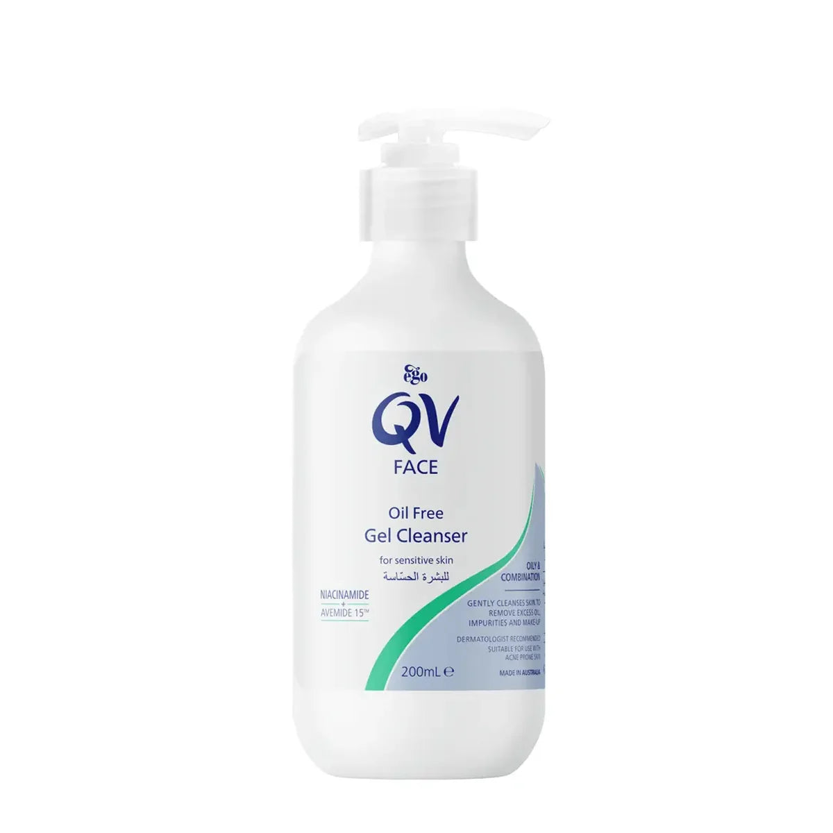 Qv Face Oil Free Gel Cleanser For Sensitive skin 200ml