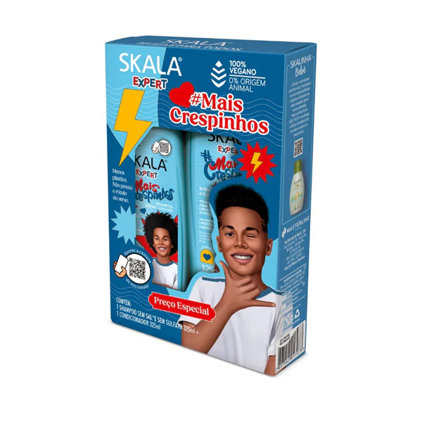 SKALA Mais Crespinhos Kids Shampoo & Conditioner Kit