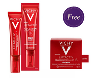 Vichy Liftactiv Collagen Specialist 16 Eye Care Fragrance-free 15ml + Liftactiv Collagen Specialist 16 Day Cream 15ml Free
