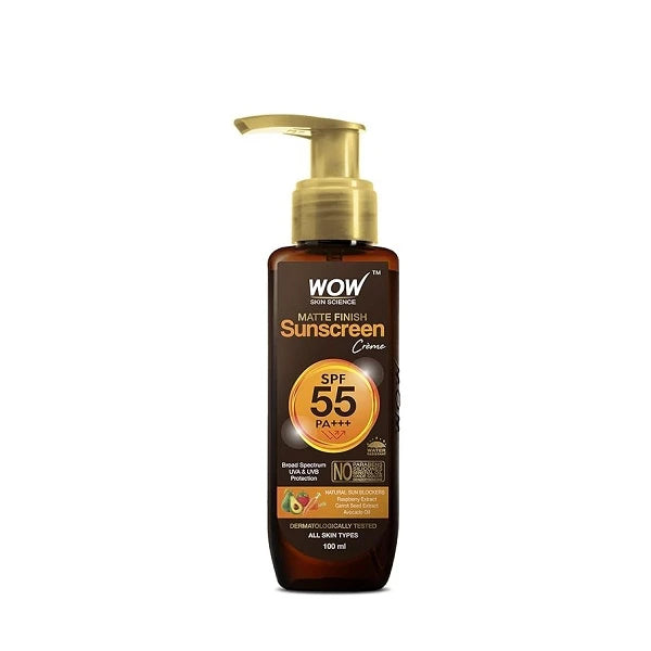 Wow SunScrean Matte Cream SPF55 100ML