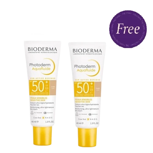 Bioderma Photoderm Tinted Max Aquafluid 50+ Spf 40ml Buy One Get One Free