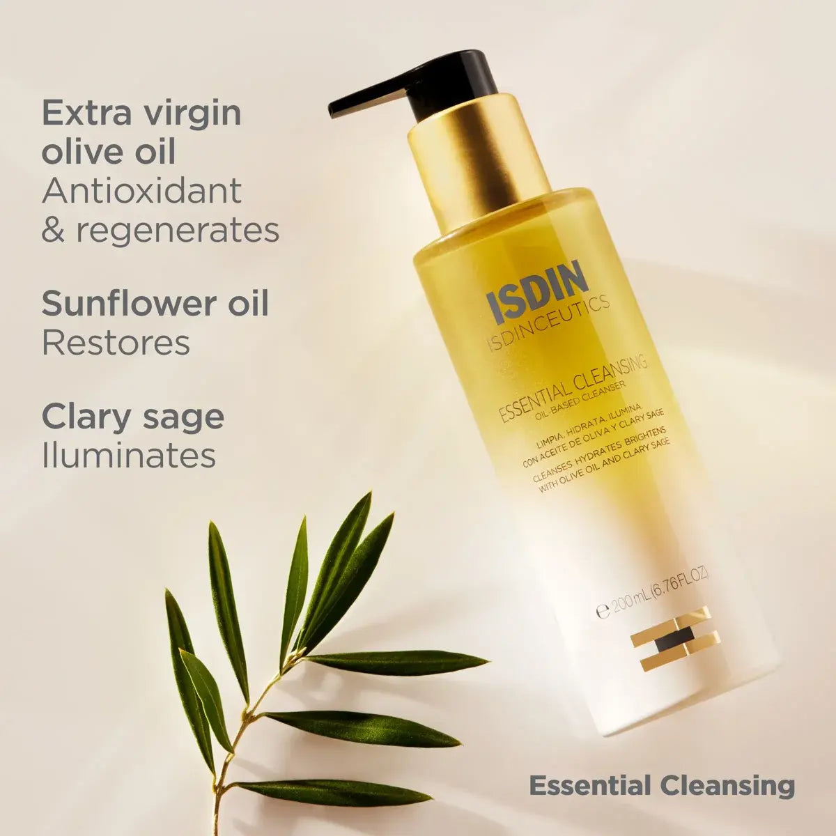 Isdin Isdinceutics Essential Cleansing Oil 200Ml