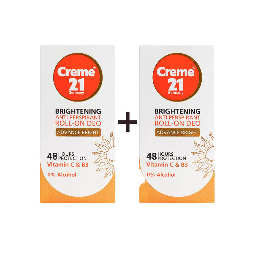 Creme 21 Brightening Anti Perspirant Roll-On Deo 48H Special Offer