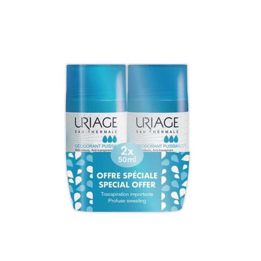 URIAGE Power 3 Deodorant Roll On Special Offer 2x 50ml