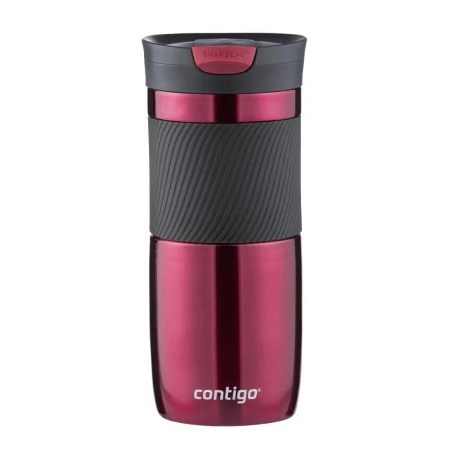 Contigo Snapseal Byron Vacuum Insulated Stainless Steel Travel Mug 470 ml, Vivacious