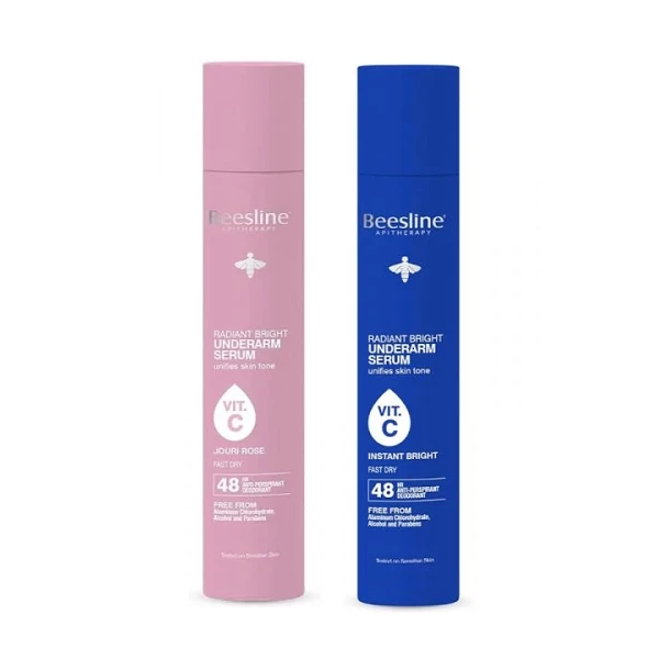 Beesline Underarm Serum Jouri Rose 150ML + Underarm Serum Instasnt Bright 150 ML