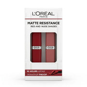 L'Oréal Paris Matte Resistance Red And Nude Shade SET