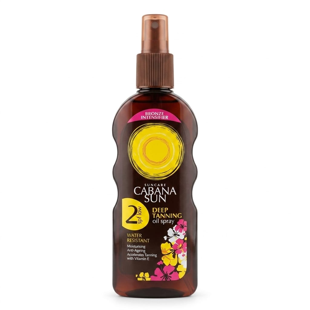 Cabana Sun Deep Tanning Oil Spray SPF2 200ML