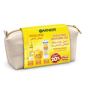 Garnier Skin Active Fresh& Bright Cream 85ml + UV Mist 75ml + Serum Wash 100ml Discount 20% + Toiletry Bag Free