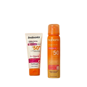 Babaria Sun Face Mist + Rosehip Facial Sun Cream Anti-Spot SPF 50+