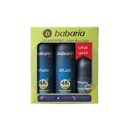 Babaria Splash Deodorant Spray For Men 200ml Double +Deodorant Roll On For Men 50ml